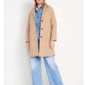 Old Navy Relaxed Car Coat Tan Size M